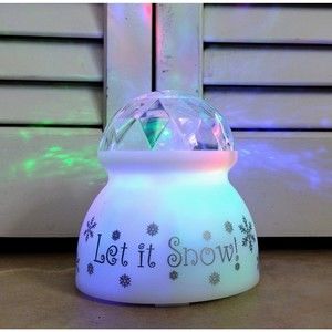 "Let It Snow" Multicolor Disco Light Show